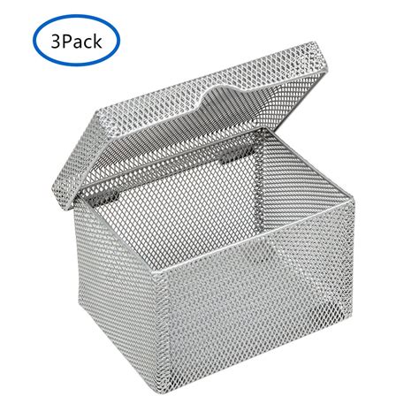 metal mesh boxes|metal mesh box with lid.